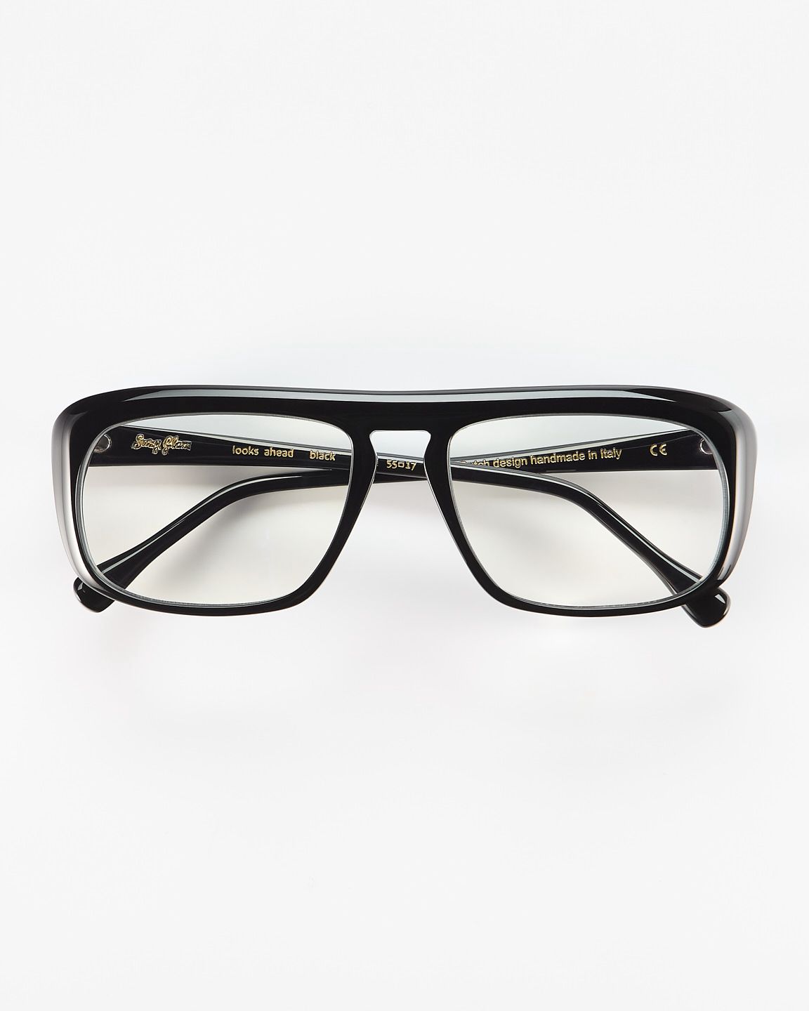Ramă pentru ochelari Suzy Glam Looks Ahead Black – Damă, Negru, Material Plastic, Design Rectangular
