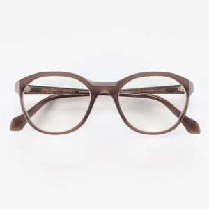 Ramă pentru ochelari Suzy Glam Likes Candy Tea MT – Damă, Maro Mat, Material Plastic, Design Cat Eye