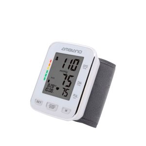 Tensiometru Electronic pentru Încheietură Ambiano Medical – Ecran LCD, Memorie pentru 4 Utilizatori, Detectare Ritm Cardiac Neregulat