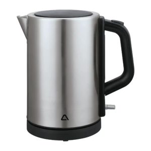 Fierbător electric din oțel inoxidabil Ambiano, 1,7 L, 2550–3000 W, bază rotativă 360°, oprire automată