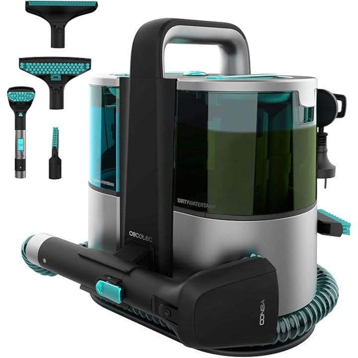 Aspirator pentru curățarea tapițeriei și covoarelor Cecotec Conga 4000 Carpet&Spot Clean XL Advance, 600 W, 14 kPa, funcție 3 în 1