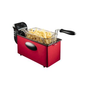 Friteuză electrică Bestron Crispy & Co, 3,5 L, 2000 W, termostat reglabil, capacitate 1 kg