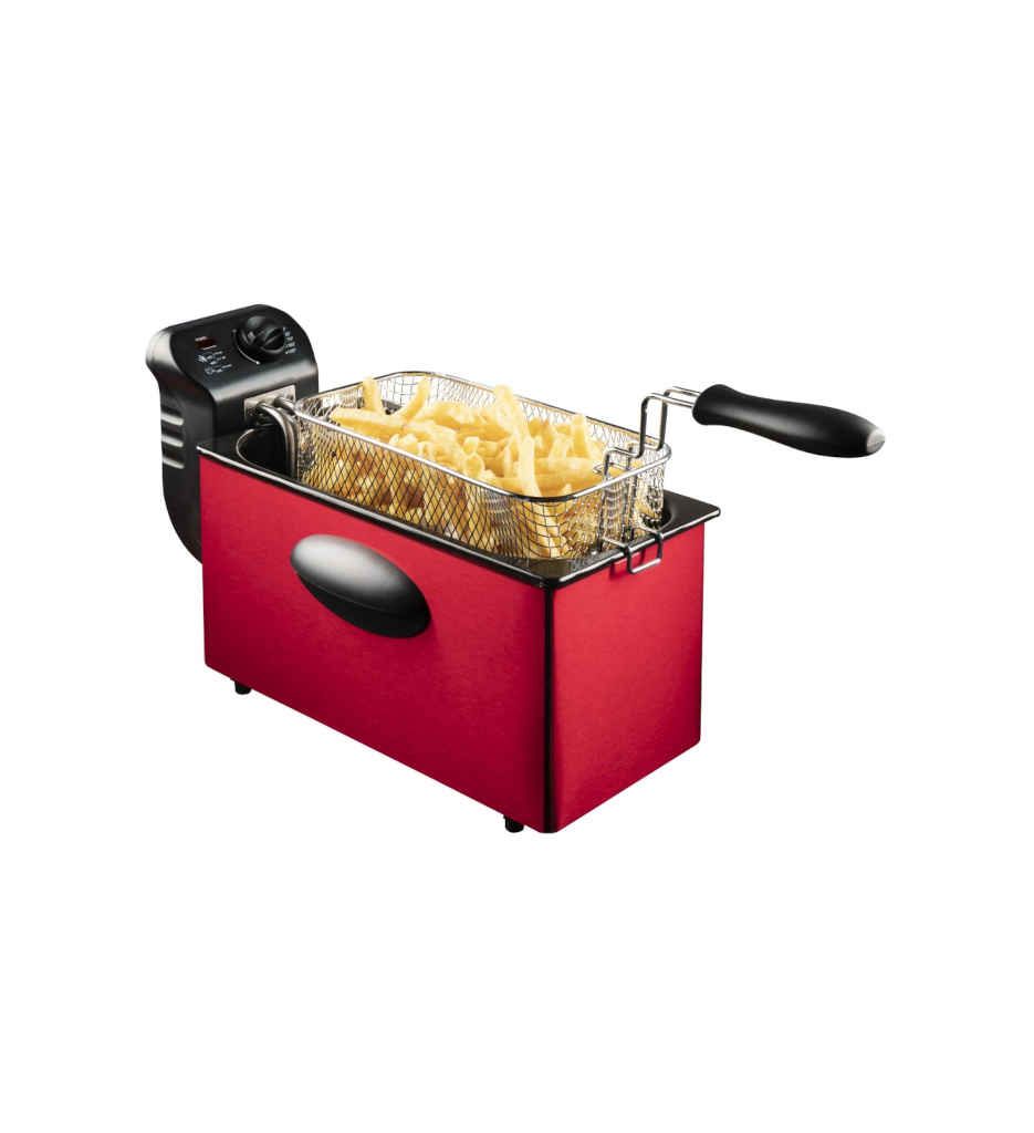 Friteuză electrică Bestron Crispy & Co, 3,5 L, 2000 W, termostat reglabil, capacitate 1 kg