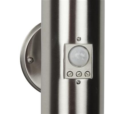 Aplică de Exterior Smartwares RX1010-38R-S cu Senzor de Mișcare, Oțel Inoxidabil, IP44, Dulie E27 - imagine 2