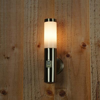 Aplică de Exterior Smartwares RX1010-38R-S cu Senzor de Mișcare, Oțel Inoxidabil, IP44, Dulie E27 - imagine 3