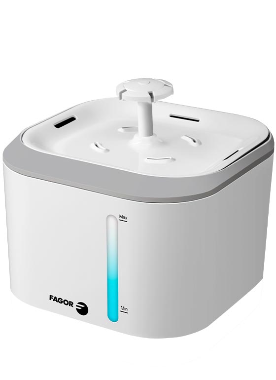Fântână Automată pentru Animale Fagor FontanaPet, Capacitate 2,5 Litri, Sistem de Filtrare, Indicator Nivel Apă - imagine 2