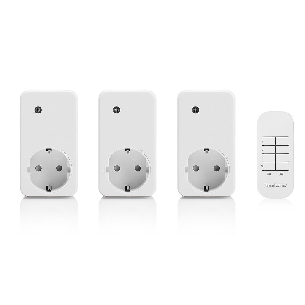 Set Prize Wireless Smartwares SH4-99573 – 3 Prize Telecomandate + Telecomandă RF, 1000W, Rază 30 m - imagine 2