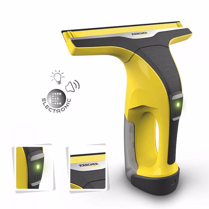 Jucărie Aspirator de Geamuri Kärcher WV6 Smoby – cu Sunete și Lumini, 18 cm, Pentru Copii 3+ - imagine 2