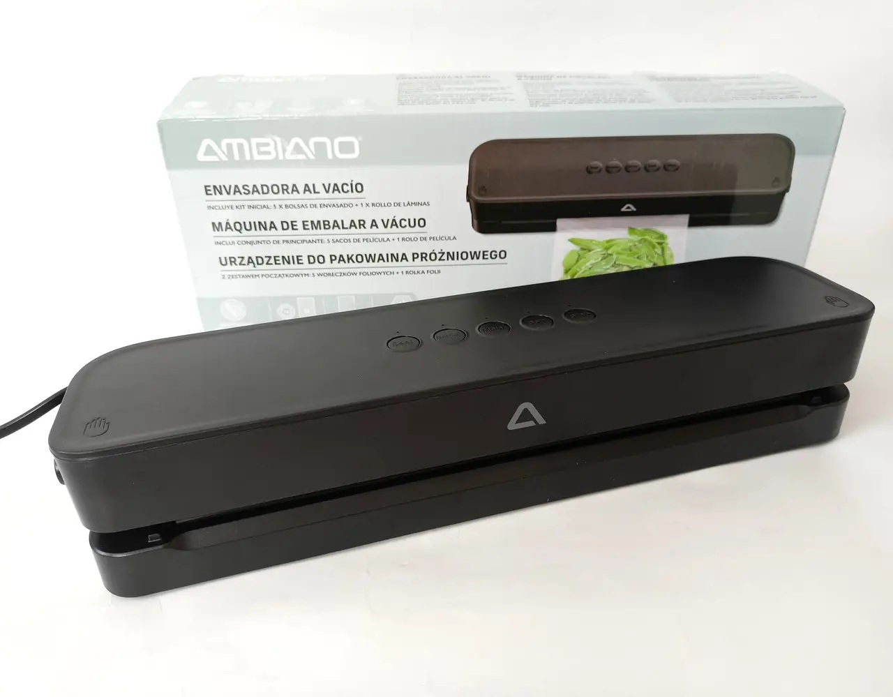 Aparat de Vidat Alimente Ambiano, 130 W, Funcție de Sigilare și Vidare, Kit de Pornire Inclus - imagine 2