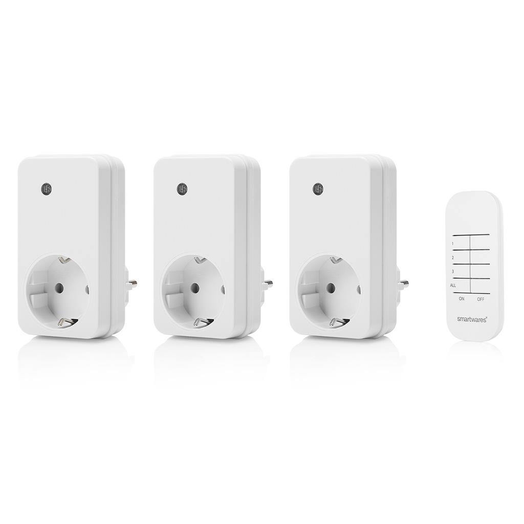 Set Prize Wireless Smartwares SH4-99573 – 3 Prize Telecomandate + Telecomandă RF, 1000W, Rază 30 m - imagine 3