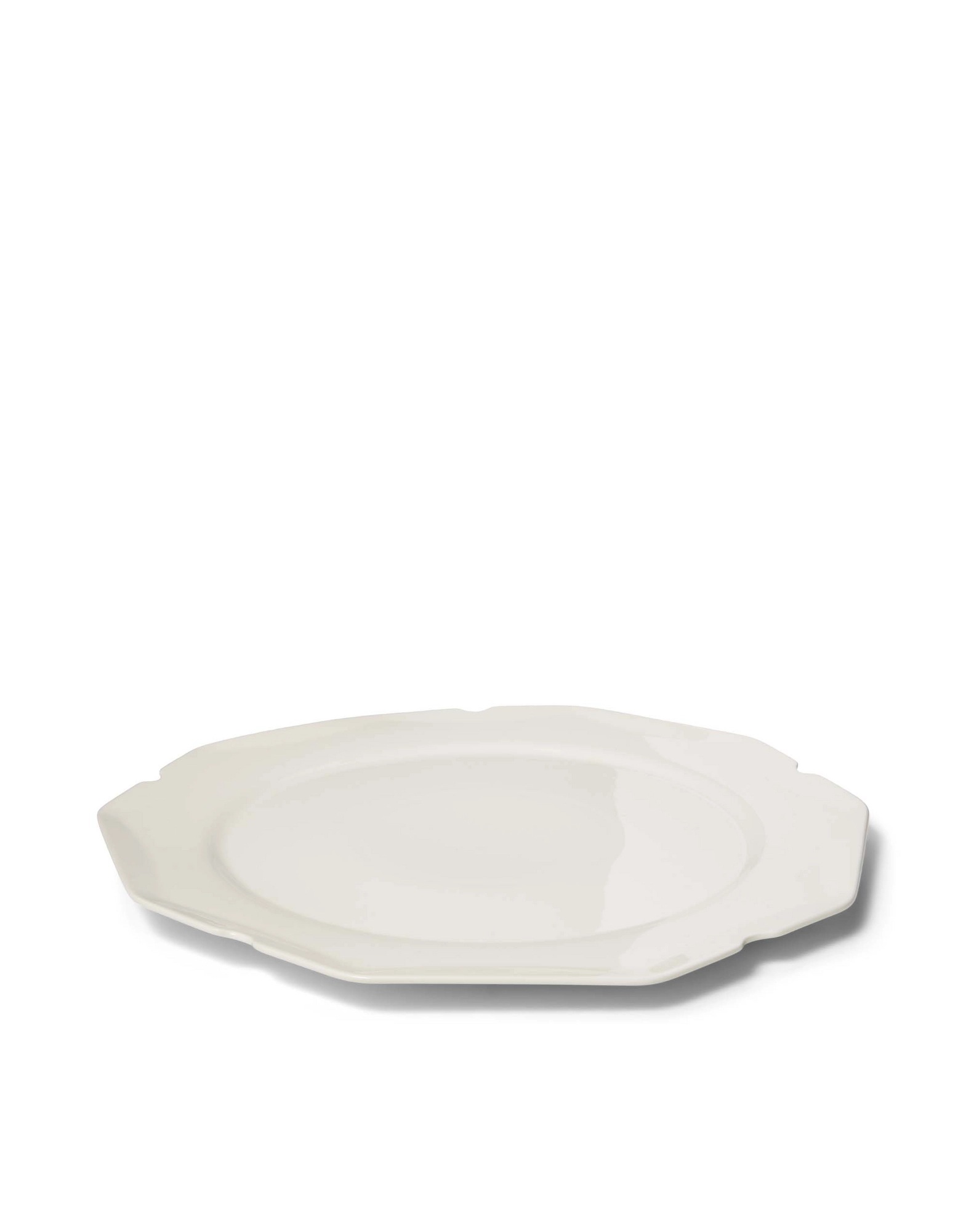 Platou pentru Servire ESSENZA Sculpture, Porțelan, Alb-Crem, 35 cm - imagine 4
