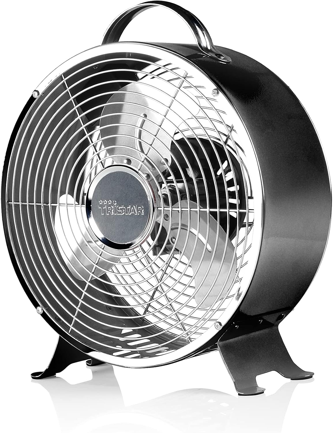 Ventilator Metalic Tristar VE-5966 – Diametru 25 cm, 2 Trepte de Viteză, Design Retro, 20 W - imagine 6