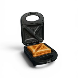 Sandwich Maker Ambiano MSM-1, 520 W, Plăci Antiaderente, Indicator Luminos, Negru