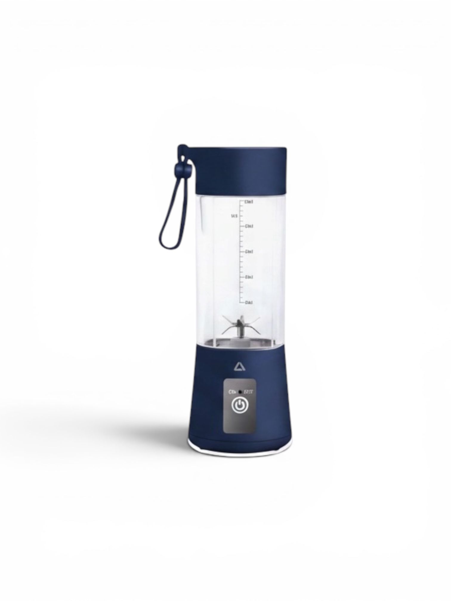 Blender Portabil Ambiano, Recipient 330 ml, Acumulator Reîncărcabil, Lame din Oțel Inoxidabil, Cablu USB Inclus, Albastru