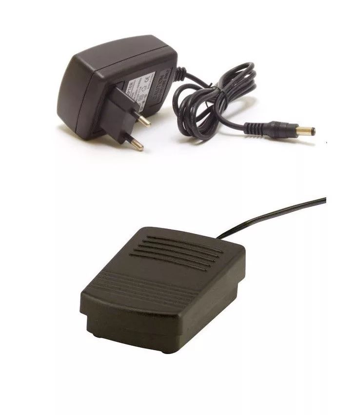 Mini mașină de cusut Ambiano GT-SF-MSM-01, 2 viteze, iluminare integrată, pedală de comandă, alimentare la priză sau baterii, Alb-Mov - imagine 5