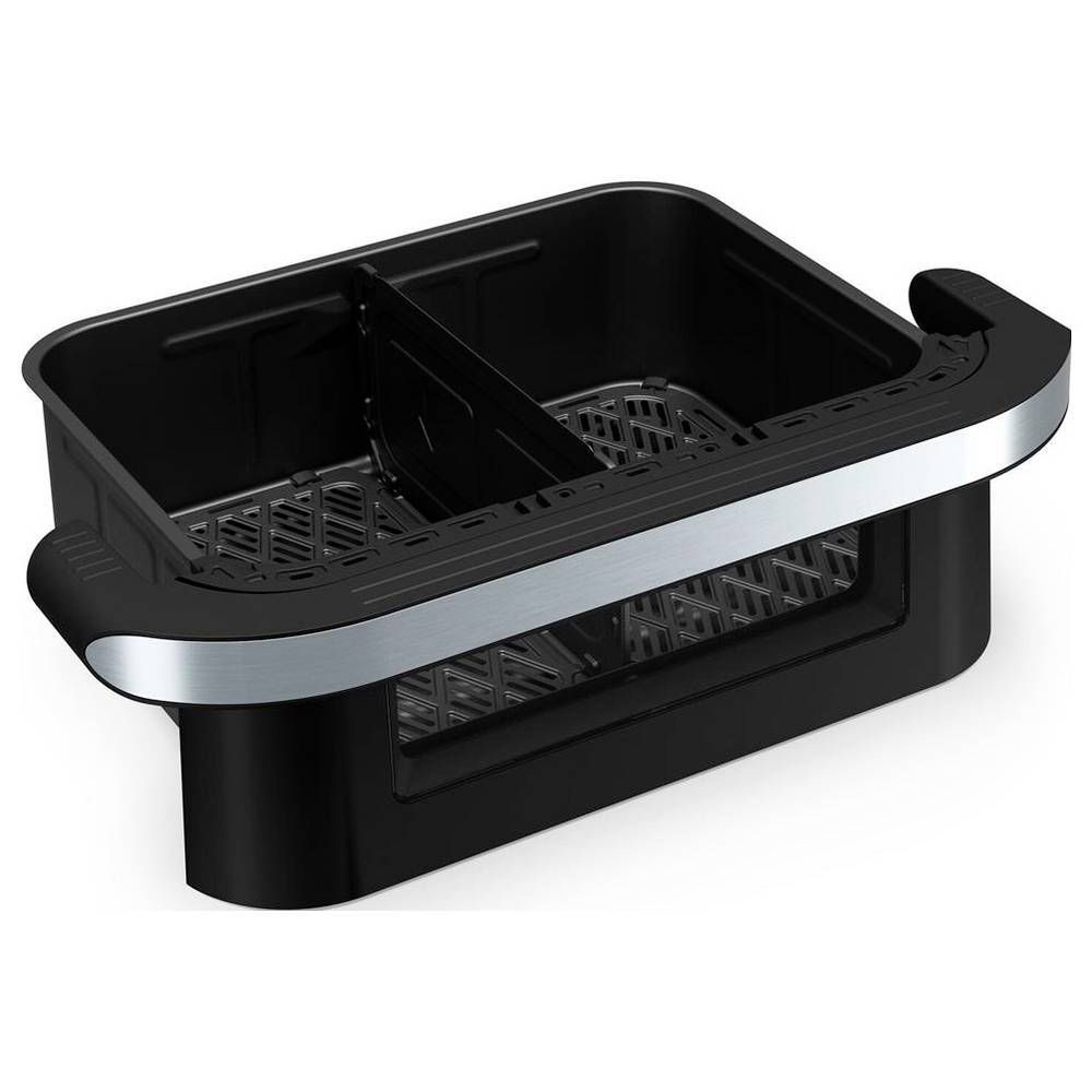 Friteuză cu aer cald Tristar FR-9078, 10 L, 2800 W, Două zone de gătire, Panou digital, Fereastră de vizualizare, Negru - imagine 4