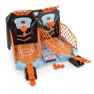 Joc Electronic de Baschet Crane pentru 1–2 Jucători, Efecte Sonore, Tabelă de Scor, Include 6 Mingi, 5+ Ani