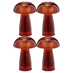 set 4 mini lampi de masa led casalux lumina calda voreea