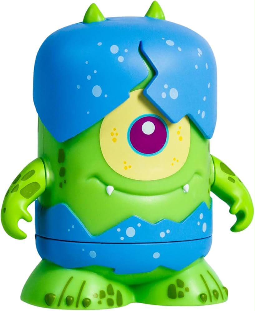 Set 2 Figurine Monștri Booksy – Histoires de Monstres, cu 2 Cărți Mini, Personaje de Colecție - imagine 2
