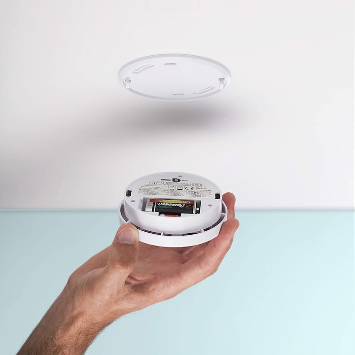 Detector de Fum Smartwares RM250, Senzor Optic, Alarmă 85 dB, Baterie 9 V Inclusă, Durată 5 Ani - imagine 2