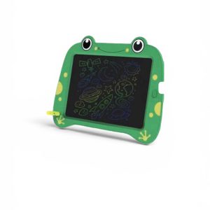 Tabletă LCD pentru desen Toy Lino – 8,5", cu suport și stilou inclus, Model Broscuță