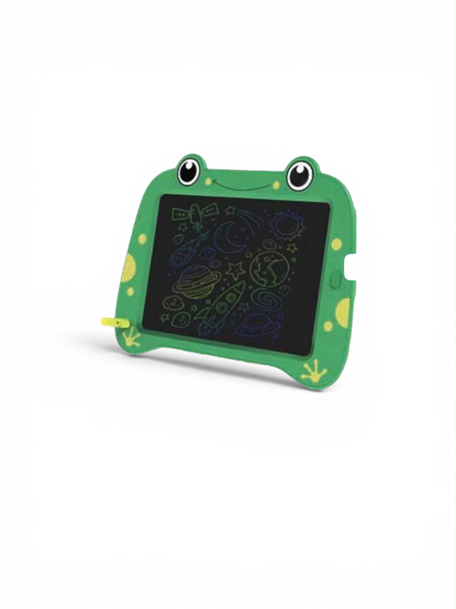 Tabletă LCD pentru desen Toy Lino – 8,5", cu suport și stilou inclus, Model Broscuță