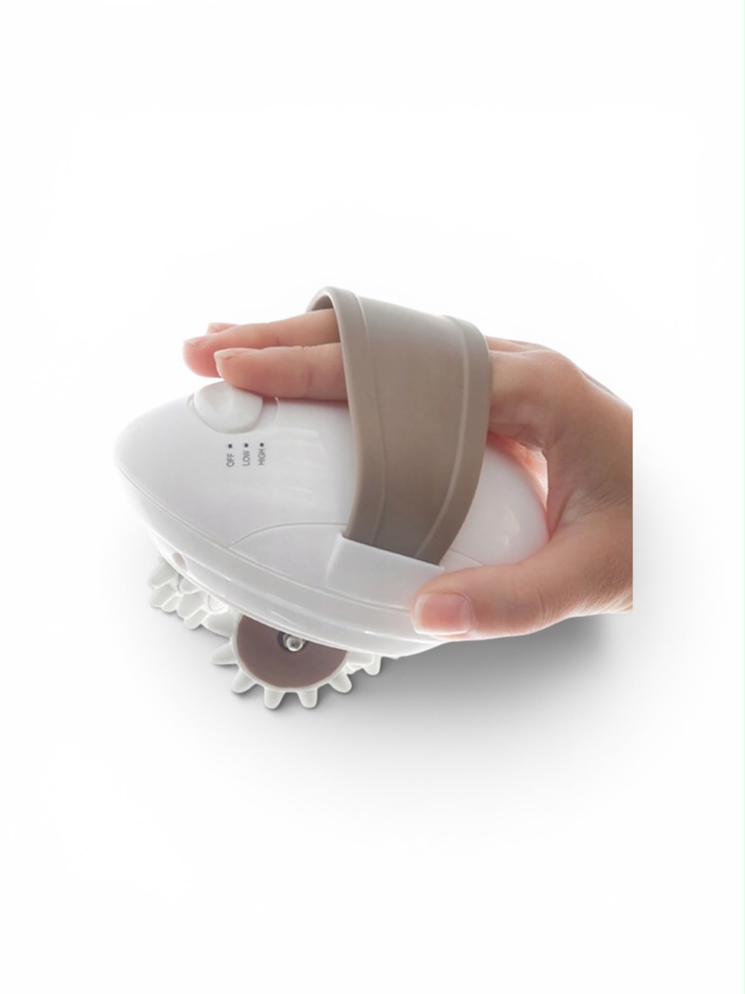 Aparat electric de masaj anticelulitic InnovaGoods, Masaj de drenaj și relaxare, Alimentare 12 V, 9 W