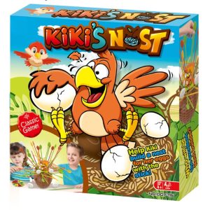 Joc de societate Kiki's Nest – Joc de îndemânare și echilibru pentru copii, 2–5 jucători, 4+ ani