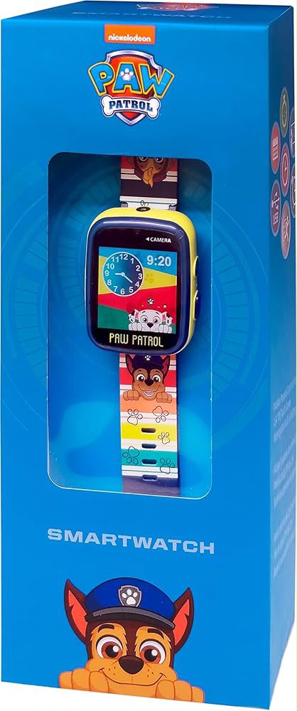 Ceas inteligent pentru copii Paw Patrol, Ecran tactil IPS 1,54", Cameră foto, Jocuri, Pedometru, Reîncărcabil - imagine 6