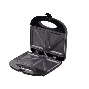 Sandwich Maker XL Quigg, 1400 W, 4 Sandvișuri, Plăci Antiaderente, Depozitare Verticală