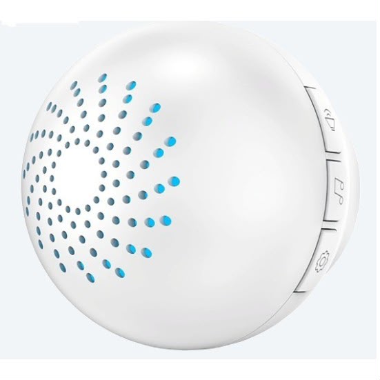 Buton de urgență inteligent Maginon WEB-1DB pentru persoane vârstnice, WiFi, notificări pe telefon, sonerie inclusă