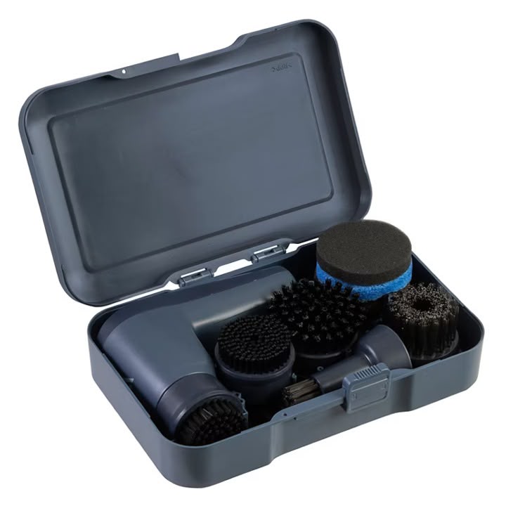Perie electrică de curățare Ambiano, reîncărcabilă prin USB, 8 accesorii, autonomie 50 minute, protecție IPX5