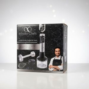 Mixer vertical 3 în 1 Infinity Chefs SP-4921, 800W, 2 viteze, blender de mână, tocător, tel și pahar gradat, lame inox