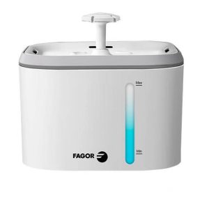 Fântână Automată pentru Animale Fagor FontanaPet, Capacitate 2,5 Litri, Sistem de Filtrare, Indicator Nivel Apă