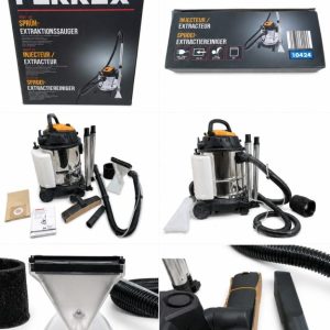 Aspirator Umed-Uscat Ferrex 1600 W, Rezervor 20 Litri, Funcție Suflare și Pulverizare