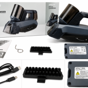 Aspirator de Tapițerie Reîncărcabil Ambiano GT-SF-HC-01 – Funcție Pulverizare, 2 Trepte de Aspirare, 80 W