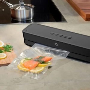 Aparat de Vidat Alimente Ambiano, 130 W, Funcție de Sigilare și Vidare, Kit de Pornire Inclus