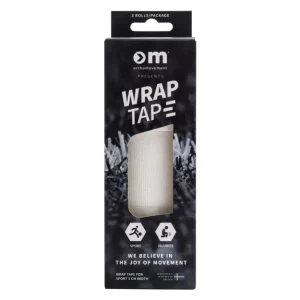 Bandaj elastic autoadeziv pentru sport Ortho Movement set 3 role alb Voreea