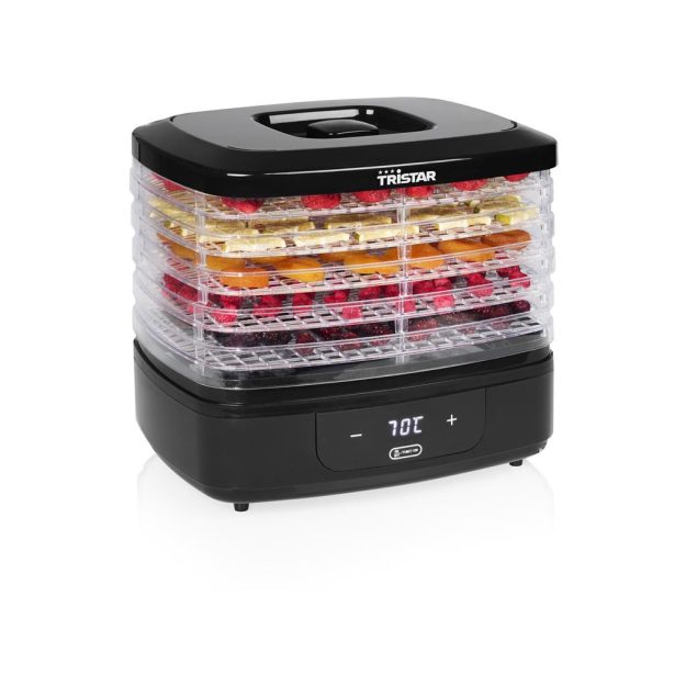 Deshidrator Alimentar Tristar PD-4910 – 5 Tăvi, Afișaj Digital, Temporizator, 220 W