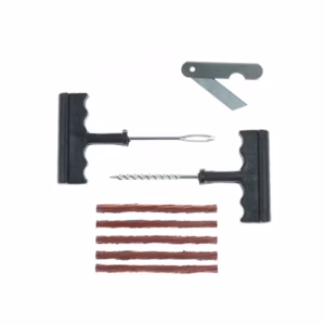 Kit reparare anvelope fara camera set snururi pana auto Voreea