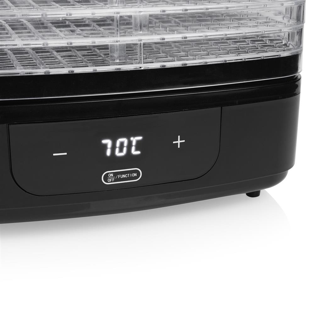 Deshidrator Alimentar Tristar PD-4910 – 5 Tăvi, Afișaj Digital, Temporizator, 220 W - imagine 4