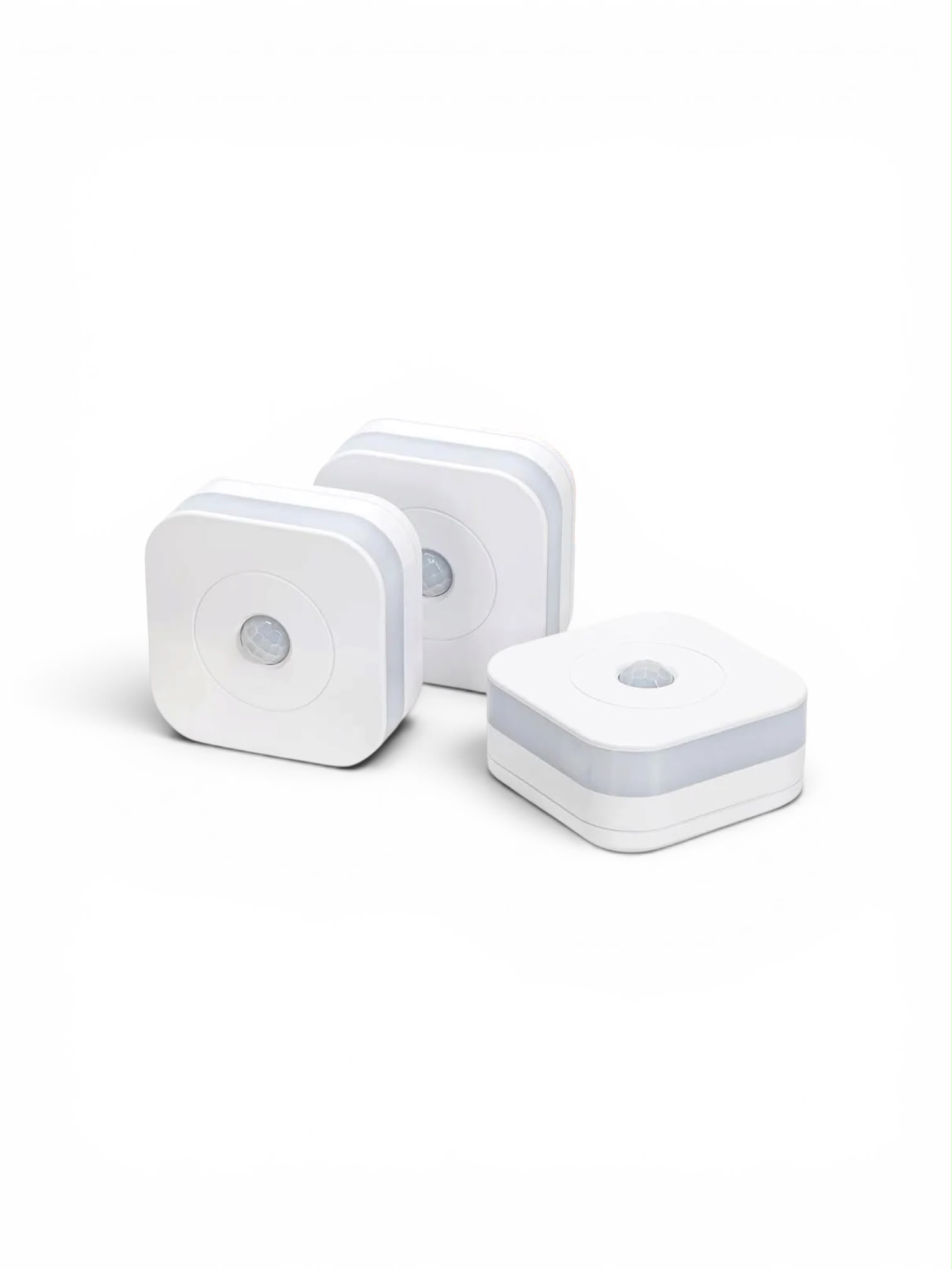 Set 3 Lămpi LED CASALUX cu Senzor de Mișcare – Lumină Alb Cald, IP44, Interior și Exterior, Alimentare cu Baterii