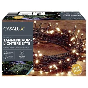 Sir luminos pentru brad Casalux cu 120 LED-uri alb cald si temporizator
