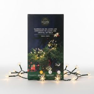 Sir luminos decorativ Home Creation cu 90 micro LED-uri si temporizator