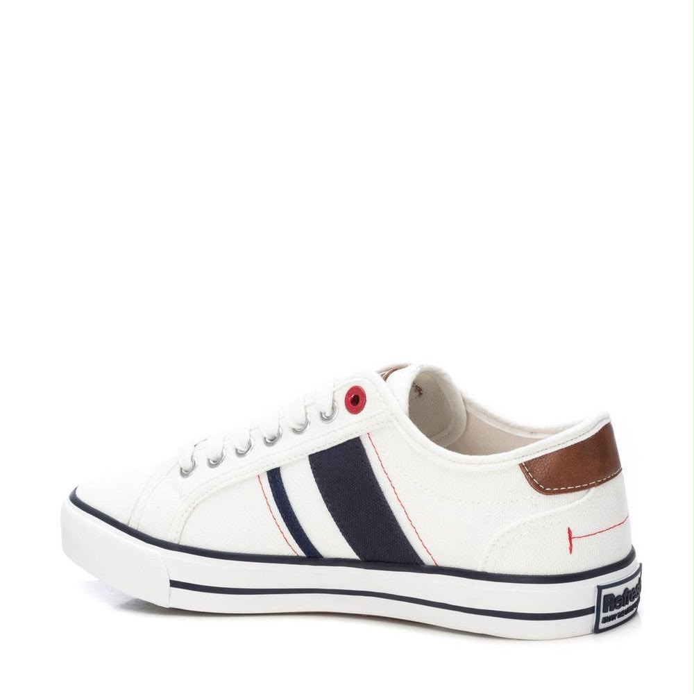 Pantofi sport bărbați Refresh – Albi cu Detalii Bleumarin, Maro și Roșii, Mărimea 42 - imagine 2